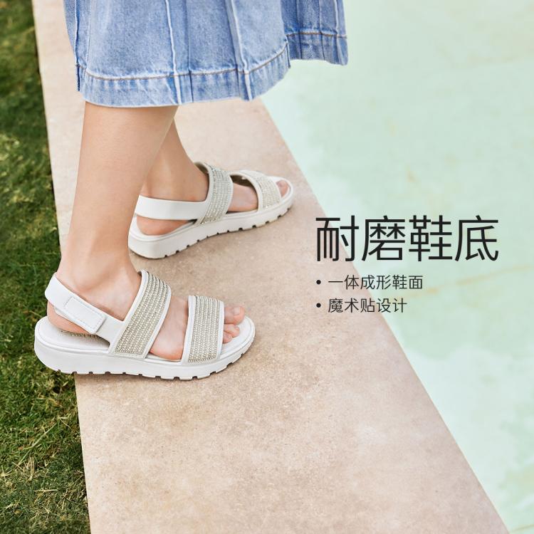 SKECHERS 斯凯奇 一字带凉鞋 111099