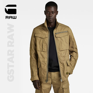 G-STAR RAW2024春Rovic防泼水修身男梭织柔软休闲夹克外套D24282