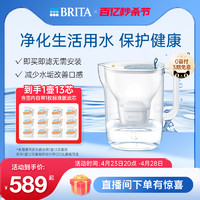 BRITA 碧然德 fill&enjoy; Style设计师系列 滤水壶 绿色 一壶十三芯