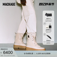 Mackage 女士 HERO加绒系带雪地靴保暖户外