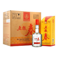 五粮液（WULIANGYE）五粮春 第一代 经典浓香型白酒 45度 500mL*6瓶 整箱装