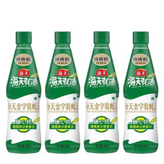 百亿补贴：other 其它 海天金字装蚝油680g*4瓶装家用鲜味蚝汁烹饪拌馅烧烤蘸料增鲜提味