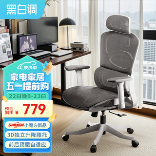 HBADA 黑白调 P2 Pro人体工学椅电脑椅