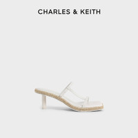 CHARLES & KEITH CHARLES&KEITH;新款CK1-60361408简约细带高跟外穿凉拖鞋女