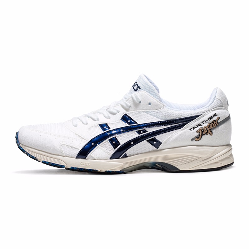 亚瑟士ASICS男鞋竞速跑步鞋透气运动鞋舒适跑鞋 TARTHER JAPAN 白色 42.5