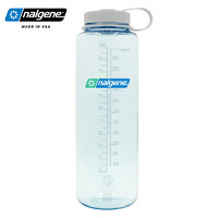 乐基因（nalgene）美国运动塑料杯子tritan 户外凉水桶 超大容量便携防漏1.5L 2020-0548水蓝绿 1.4L