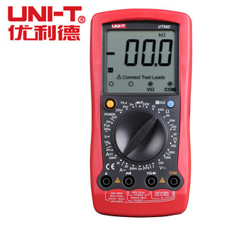 UNI-T 优利德 大屏数字万用表 万能表 电工表 多用表电工表 UT58D