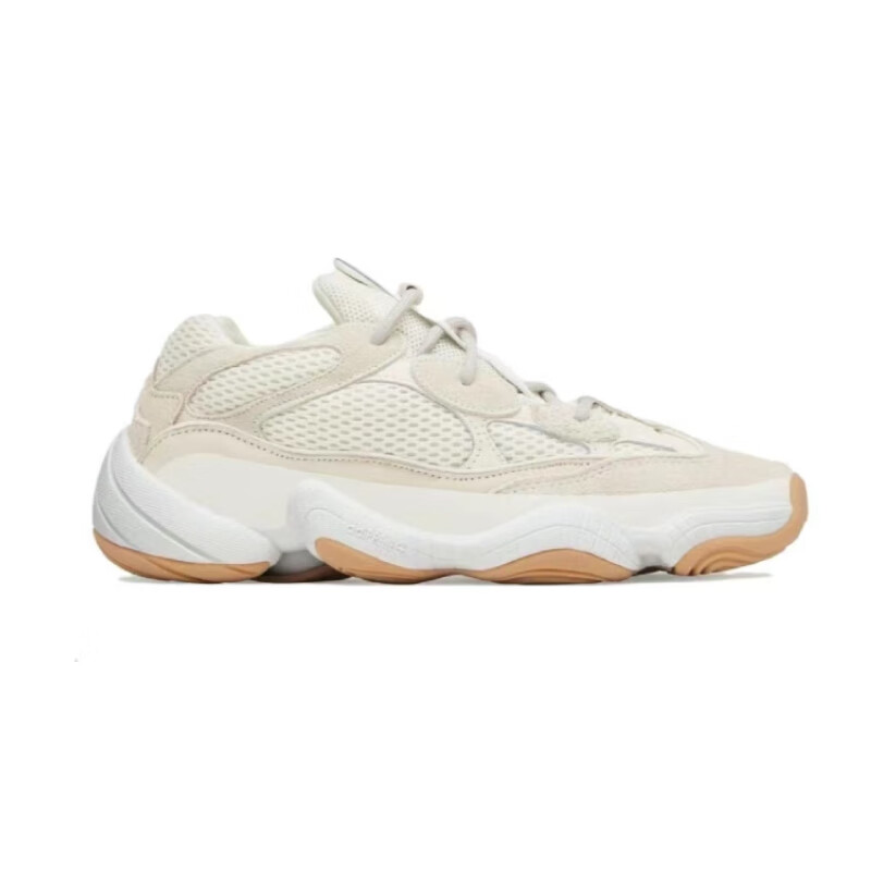 阿迪达斯 （adidas）originals Yeezy500 复古低帮运动老爹休闲鞋ID1600 米白 44.5码 