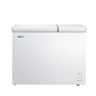 MELING 美菱 MeiLing）冷柜208升冰柜家用小型冷藏冷冻柜双温双省电 BCD-208DT 每天耗电0.48度