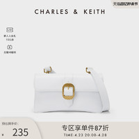 CHARLES & KEITH CHARLES&KEITH;春季女包CK2-20782046简约宽肩带单肩小方包女包