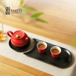 陆宝 陶瓷凝月茶礼家用功夫茶具送礼礼盒装玻璃茶海公道杯泡茶茶组