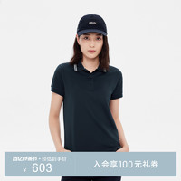 AIGLE 艾高 春夏季女士COOLMAX凉感DFT速干排汗短袖POLOT恤上衣