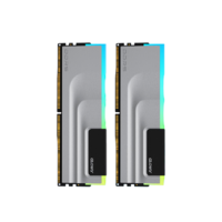 GLOWAY 光威 神武系列 DDR5 6400MHz RGB 台式机内存 灯条 银色 32GB 16GBx2 海力士M-die颗粒 C32