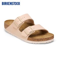 BIRKENSTOCK勃肯拖鞋时尚凉鞋拖鞋Arizona系列 米色/米粉色窄版1027723 36
