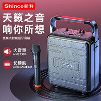 百亿补贴：Shinco 新科 D88家庭KTV音响户外广场舞家用智能K歌音箱专用蓝牙重低音炮