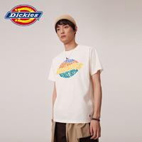 Dickies23春夏男女工装快干排汗面料短袖圆领印花T恤