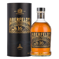 Aberfeldy 艾柏迪（Aberfeldy）洋酒 艾伯迪威士忌 单一麦芽威士忌 英国进口洋酒 16年