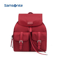 新秀丽（Samsonite）双肩包背包时尚女包大容量Macbook电脑包13.3英寸 34N*40008 红色 红色