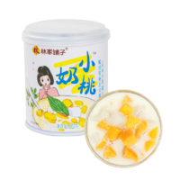 林家铺子 酸奶黄桃罐头 312g/单罐