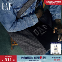 Gap 蓋璞 男女同款新款創意撞色印花單肩包838144托特包