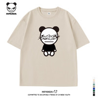 HIPANDA 你好熊猫 男士纯棉短袖t恤