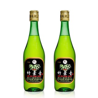 百亿补贴：竹叶青 酒 45度 玻瓶竹叶青酒 475ml*2瓶 山西大竹 露酒