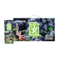 EDEN FARM 一甸园 蓝莓味 果蔬汁 富含花青素 200ml*10盒 礼盒装