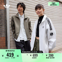 adidas 阿迪达斯 情侣款经典运动立领夹克外套男女新款adidas阿迪达斯官方三叶草