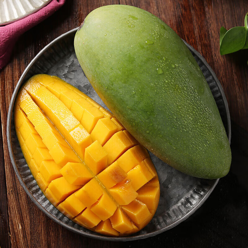 正宗金煌芒果 净重9斤 精选特大果 （单果1斤-2斤）