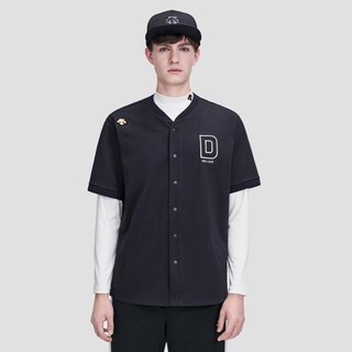 DESCENTE 迪桑特 日系棒球系列 男子针织运动短袖T恤外套