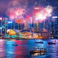 享维港美景！香港九龙海逸君绰酒店2晚+2张香港大富翁/香港故宫/上网卡