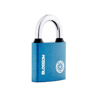 BLOSSOM 梅花 BC2932挂锁 铜芯铁锁 室内外大门锁32MM蓝色