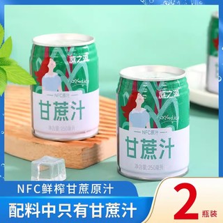 蔗之源 nfc纯甘蔗汁250ml*2罐