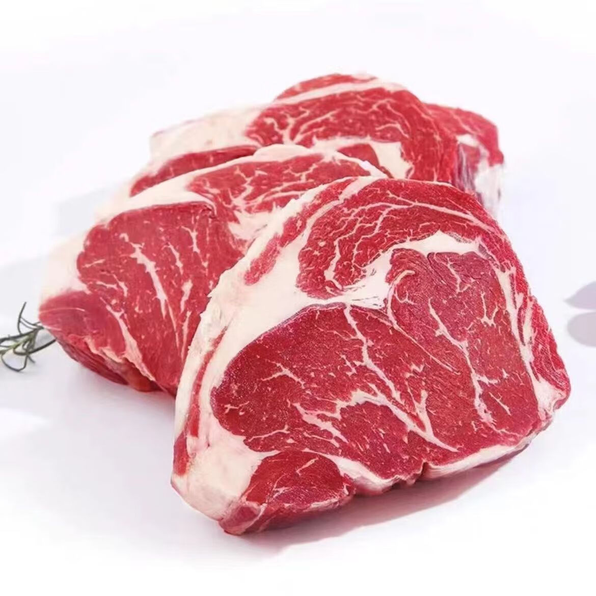 鲜太公原切眼肉牛排新鲜牛肉原切非腌制牛眼肉 原切眼肉牛排*2斤