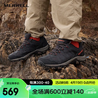 迈乐（Merrell）运动户外减震徒步鞋ACCENTOR 3 GTX防水透气防滑耐登山鞋 J036741黑桔（男） 41