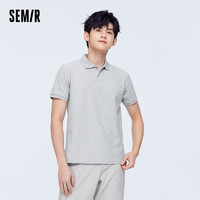 百亿补贴：Semir 森马 POLO衫男夏季修身舒适透气简约时尚通勤休闲日常翻领短袖上衣