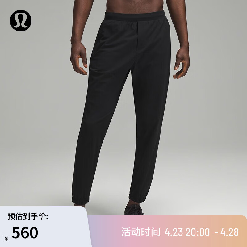 lululemon 丨Surge 男士运动裤 LM5956S 黑色 X