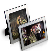 Flavinmci 弗萊文茨 相框定制金屬歐式婚紗照相架掛墻6寸8寸照片家用擺臺相框