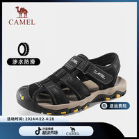 CAMEL 骆驼 凉鞋男士包头沙滩鞋夏季官方涉水防滑软底运动休闲户外凉鞋男