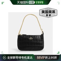 COACH 蔻驰 Nolita19 单肩腋下包 金色/黑色CN382