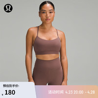 lululemon 丨Flow Y 女士运动内衣 瑜伽内衣 LW2D88A 褐色氧化物 XS