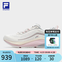 FILA 斐乐 女鞋玄豹鞋2代2024夏季跑步鞋 气流白-JS 38