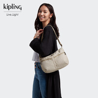 kipling 凱普林 女款輕便帆布包時尚休閑馬鞍包單肩包斜挎包|IZELLAH