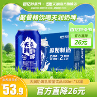 TERUN 天润 新疆特产奶啤整箱发酵乳酸菌饮品300ml*12罐
