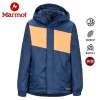 Marmot 土撥鼠 戶外運動秋冬新款保暖防風透氣防水輕薄男童TR棉服