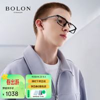 暴龙（BOLON）眼镜近视光学镜眼镜框可配度数 BJ5117B10框+优可视变色1.60