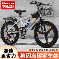 百億補貼：飛鴿 自行車兒童小學初中生變速山地自行車男孩女孩5-7-9-12歲單車