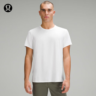 lululemon丨Fundamental™ 男士 T 恤 速干透气 LM3CZPS 短袖 白色 M