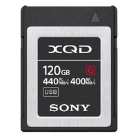 SONY 索尼 120GB XQD存儲卡 G系列 QD-G120F 4K視頻錄制 讀速440MB/s寫速400MB/s