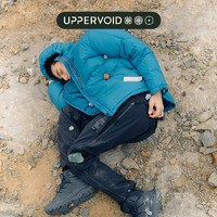 UPPERVOID 二普緯度防水沖鋒褲抓絨褲軟殼褲休閑秋冬季男